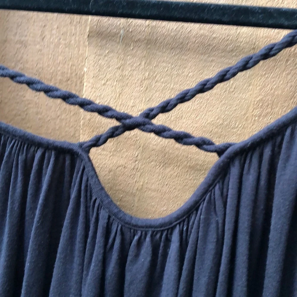 Free people off the shoulder Blk top